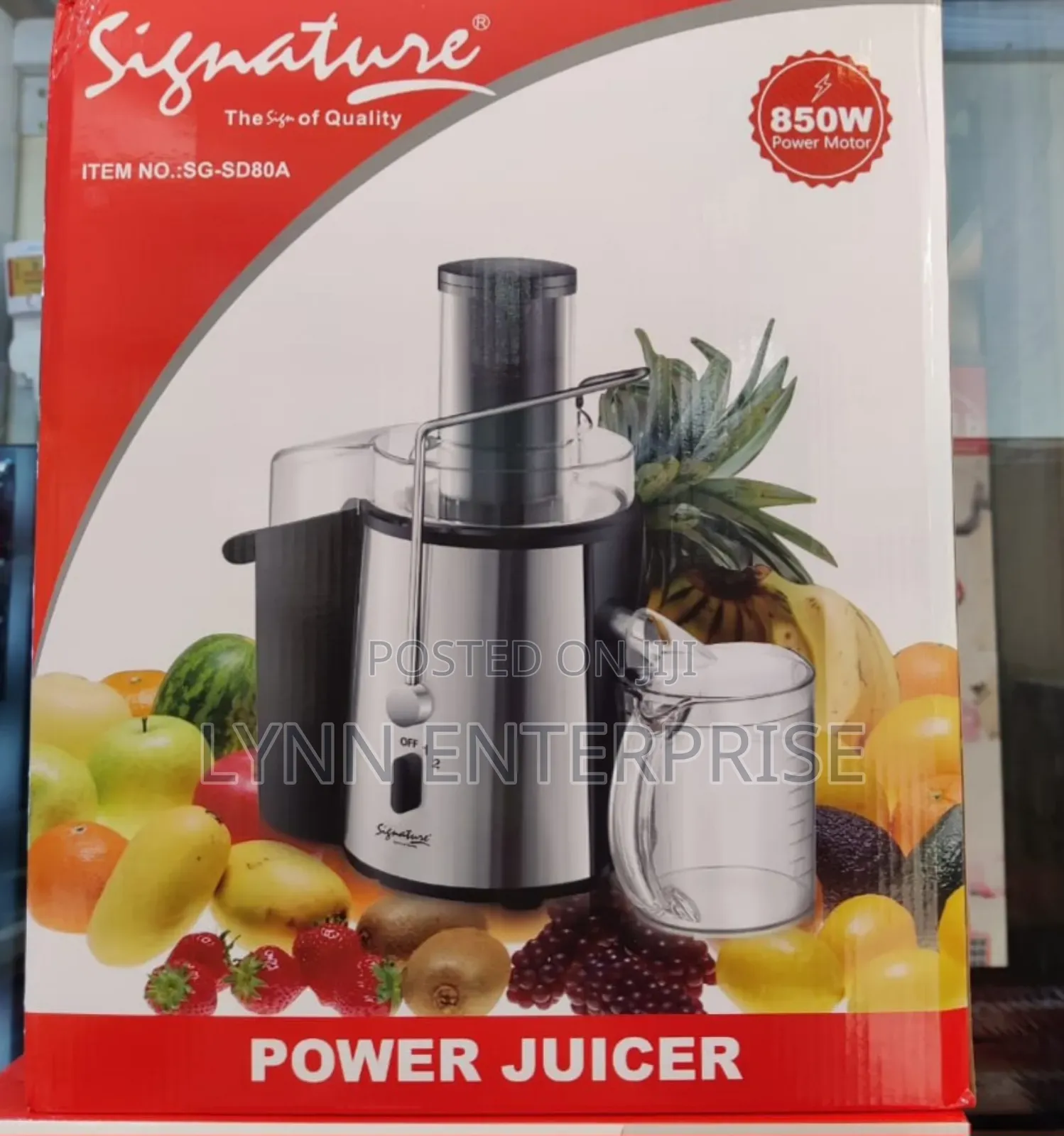 *Signature Power Juicer 850w