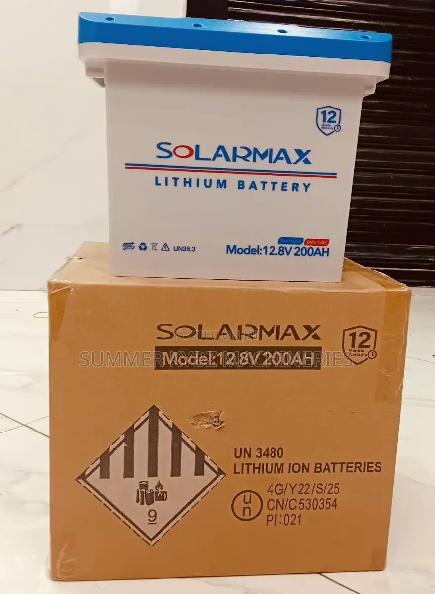 Solarmax Lithium Battery 12.8v 200ah