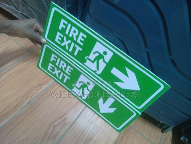 Fire Exit Sign.