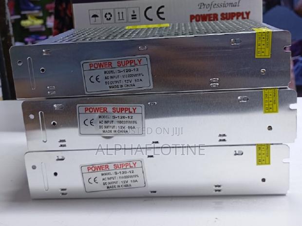 10 Amps (10,000 Ma) CCTV Power Supply (Open Frame) 12v