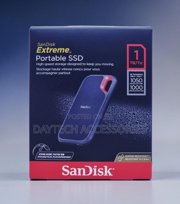 Sandisk Extreme Portable SSD 1tb 1050mb/S Sdssde61-1t00-G25
