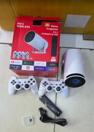 Hy300 Pro Gaming Projector 2 in 1 Android , Smart Home Projector