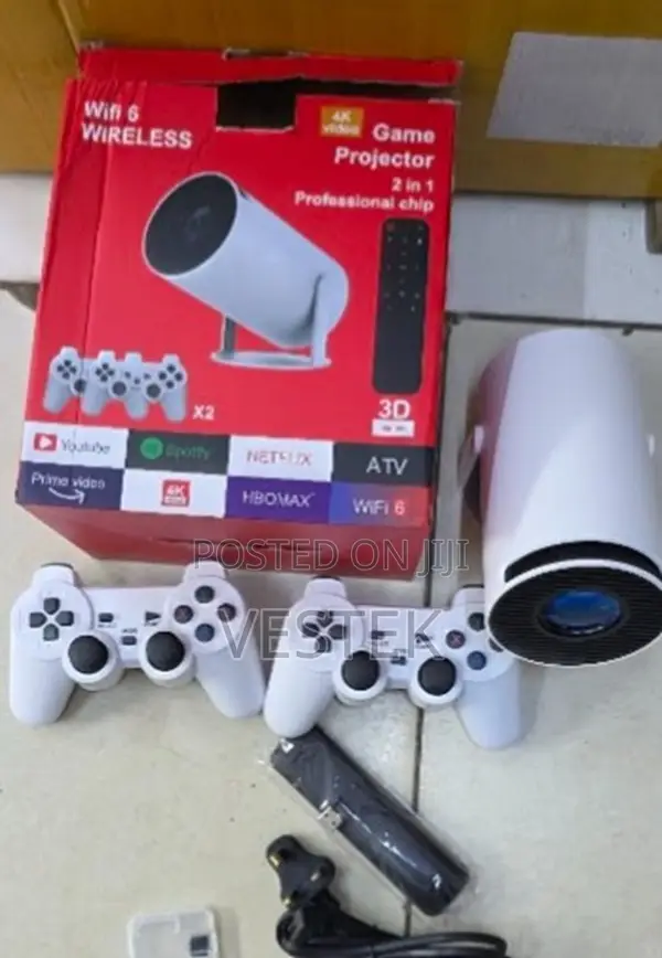 Hy300 Pro Gaming Projector 2 in 1 Android , Smart Home Projector