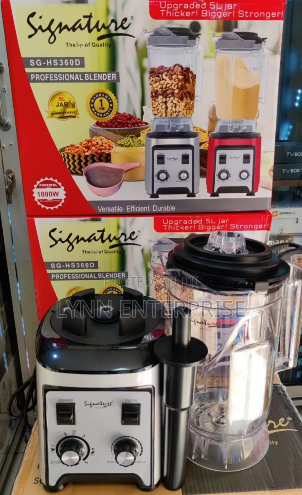 *Signature Commercial Blender 5litres 1800w