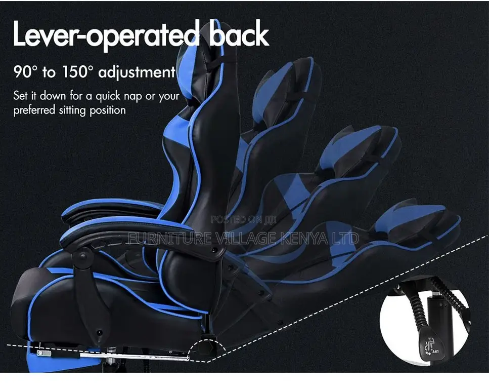 Gaming Chair;Adjustable Back Support Gamer Chair