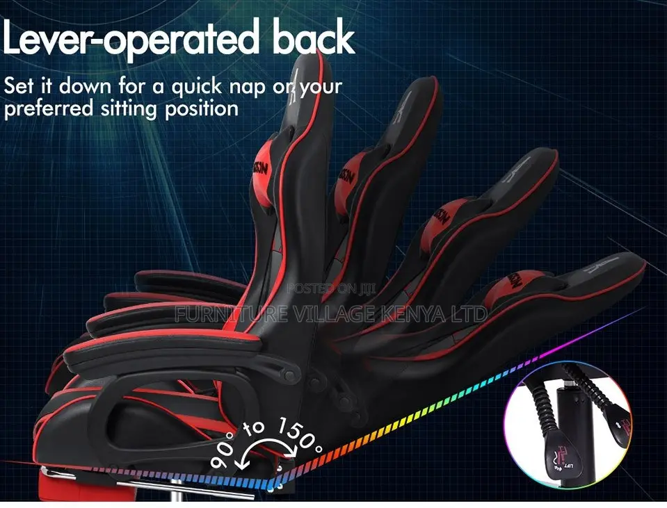 Gaming Chair;Adjustable Back Support Gamer Chair