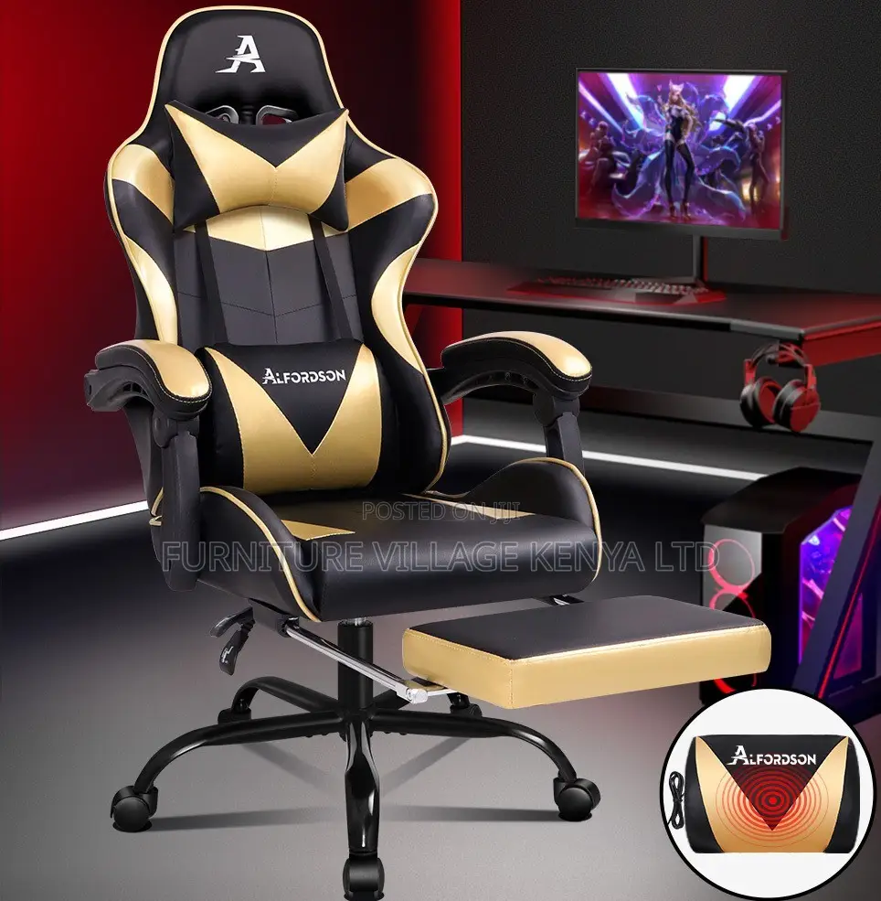 Gaming Chair;Adjustable Back Support Gamer Chair