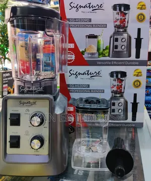 *Signature Commercial 2in1 Blender With 2 Jars(2lt+800ml) 1800w Sh-209