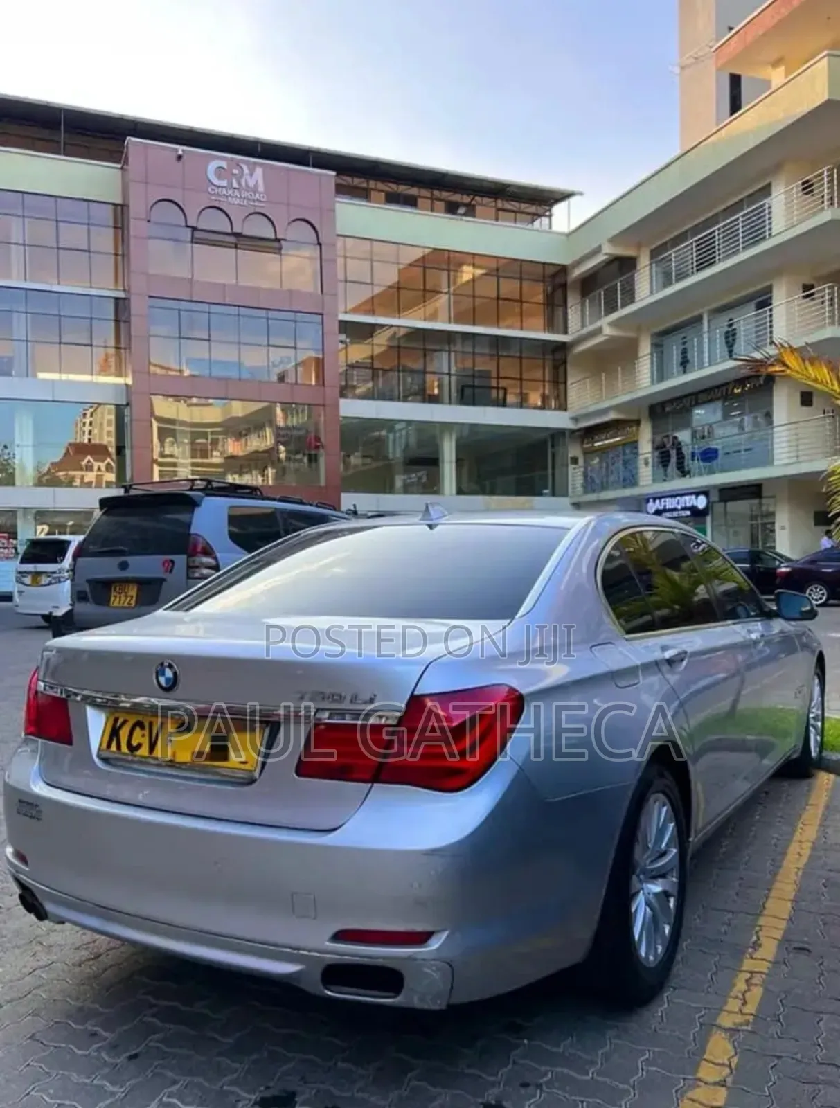 BMW 7 Series 730Li 2012 Silver