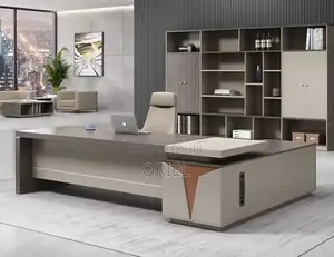 Executive Office Desk : Modern Office 1800mm L-Shaped Desk