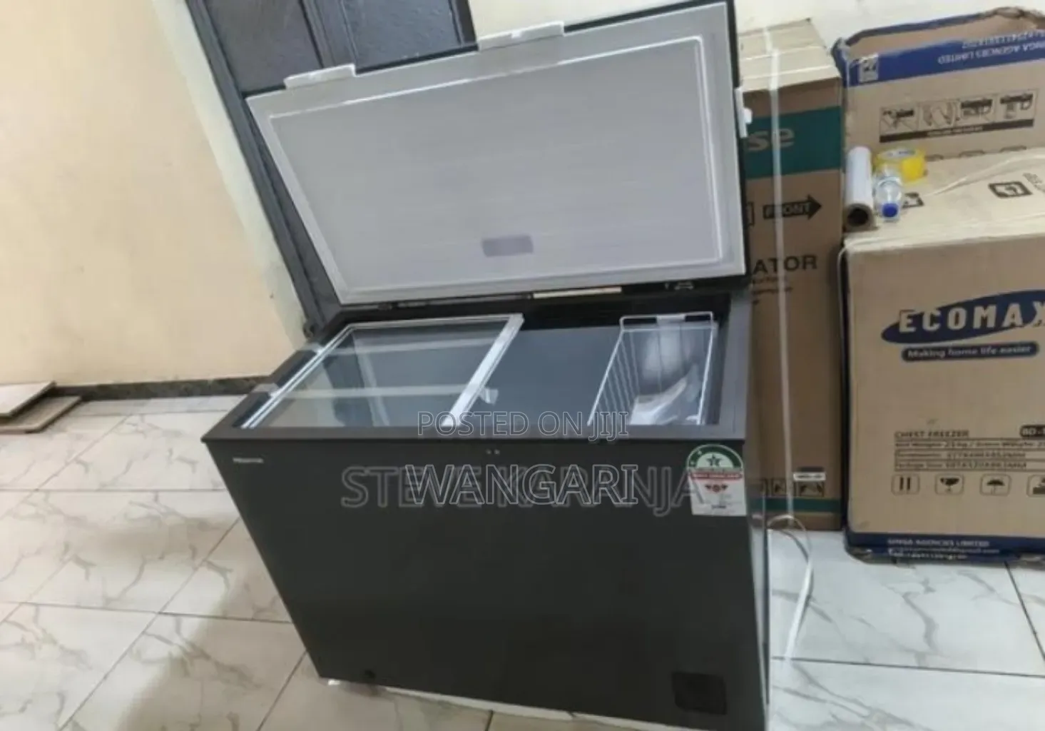 Pay on Delivery Hisense 286l Freezer.