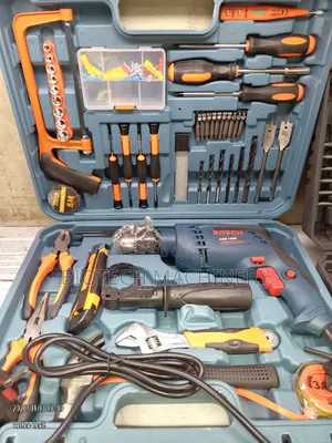 Bosch Corded Hammered Drill Set