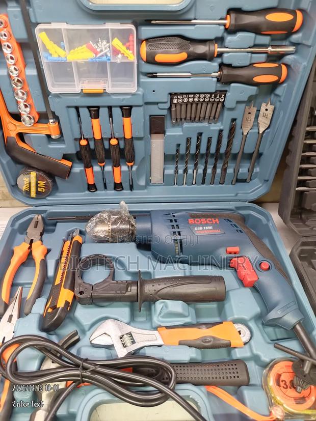 Bosch Corded Hammered Drill Set - thumbnail 2