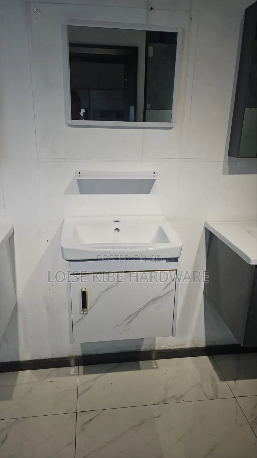 White Vanity Cabinet for Child
