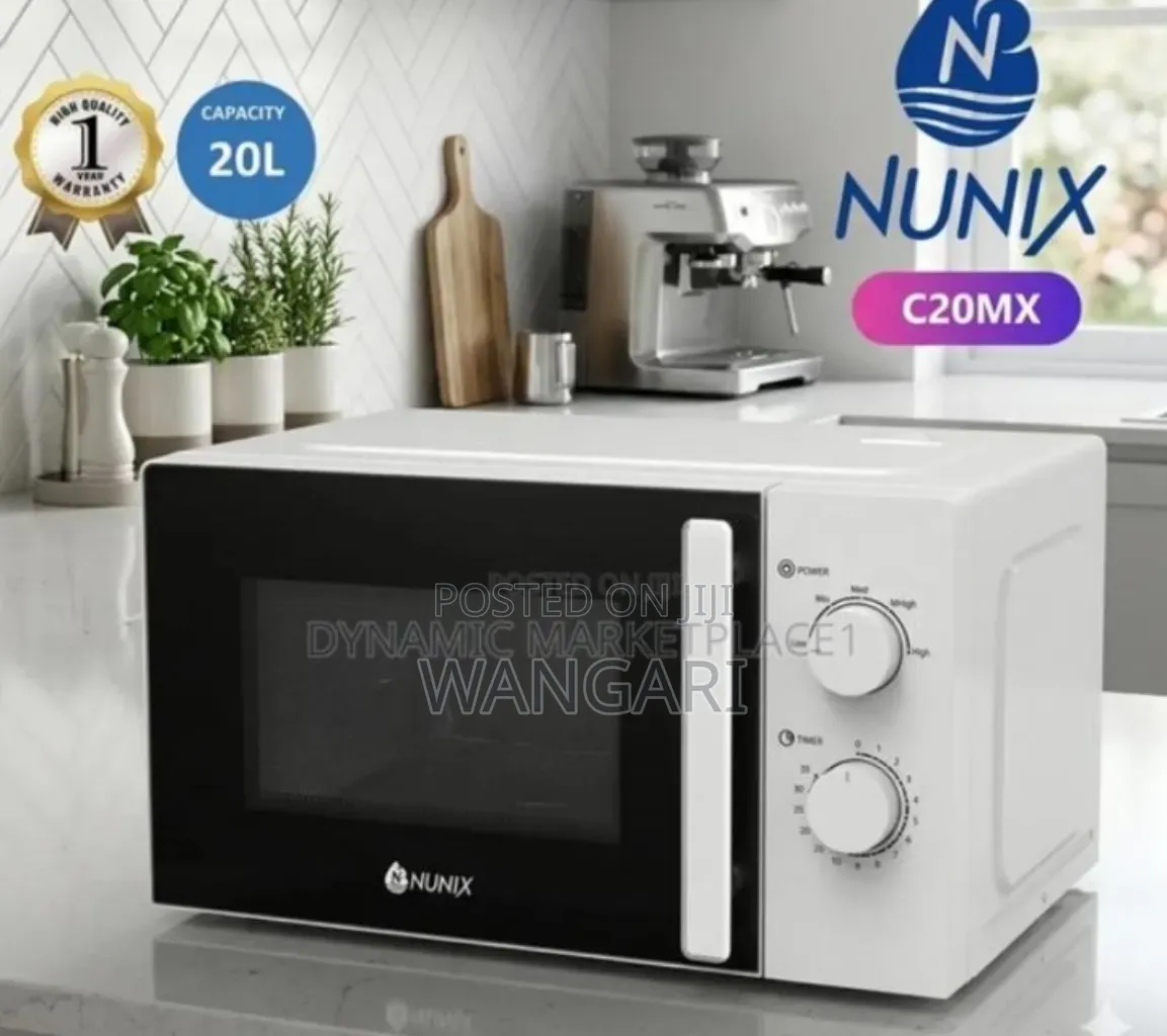 Colour White Nunix 20l Manual Microwave