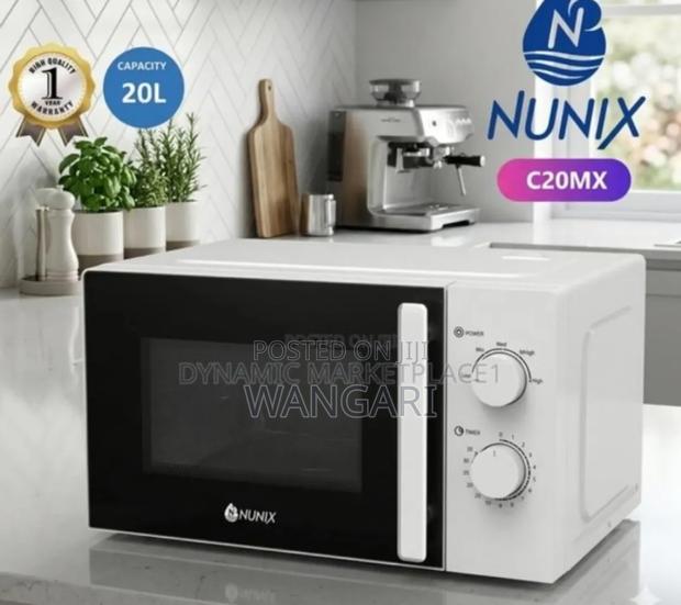 Colour White Nunix 20l Manual Microwave