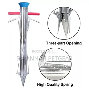 Long Handled Bulb Planter Stainless Steel Vegetable Seedling Tool