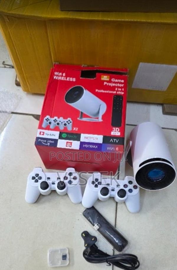 Hy300 2in1 Android 11 Projector With 2 Wireless Game Controllers. - thumbnail 2