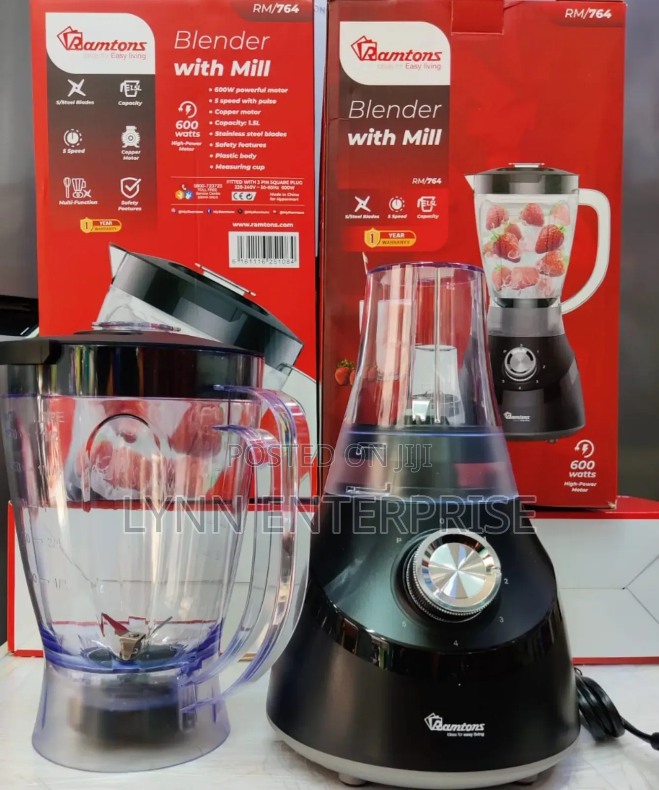 *Ramtons Blender 2in1 Rm764
