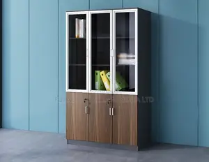 Office Cabinet; 3-Door Locking Office Storage Cabinet
