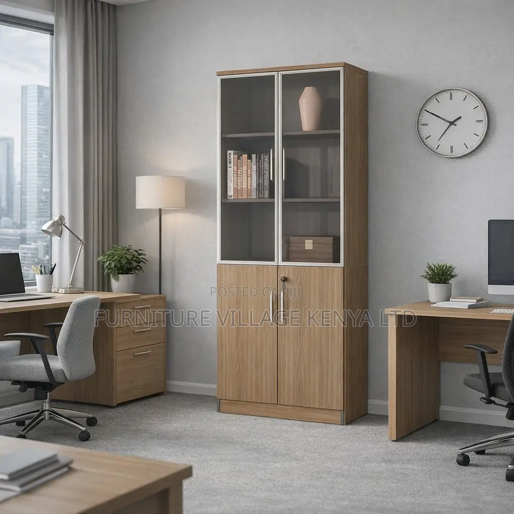 Office Cabinet; 3-Door Locking Office Storage Cabinet