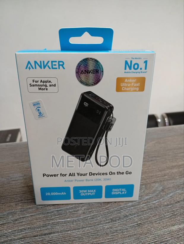 Anker 20,000mah 30w Power Bank