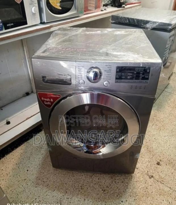 Colour Grey Lg 9kgs Front Load Washing Machine - main view
