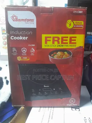 Single Induction Cooker With Free Pan Ramtons