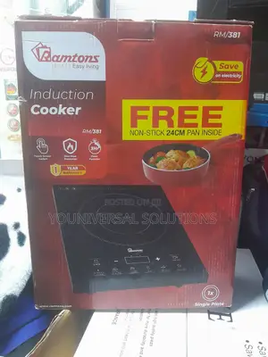 Single Induction Cooker With Free Pan Ramtons