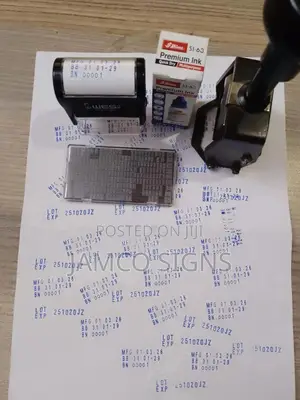 Self-inking Expiry Date Stamp