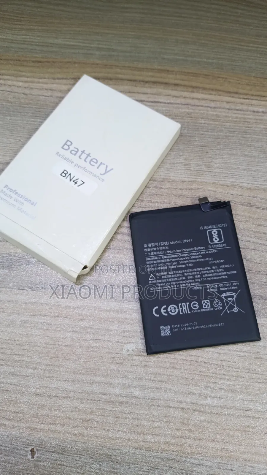 Original Redmi 6 Pro/Mi A2 Lite Replacement Battery (Bn47)