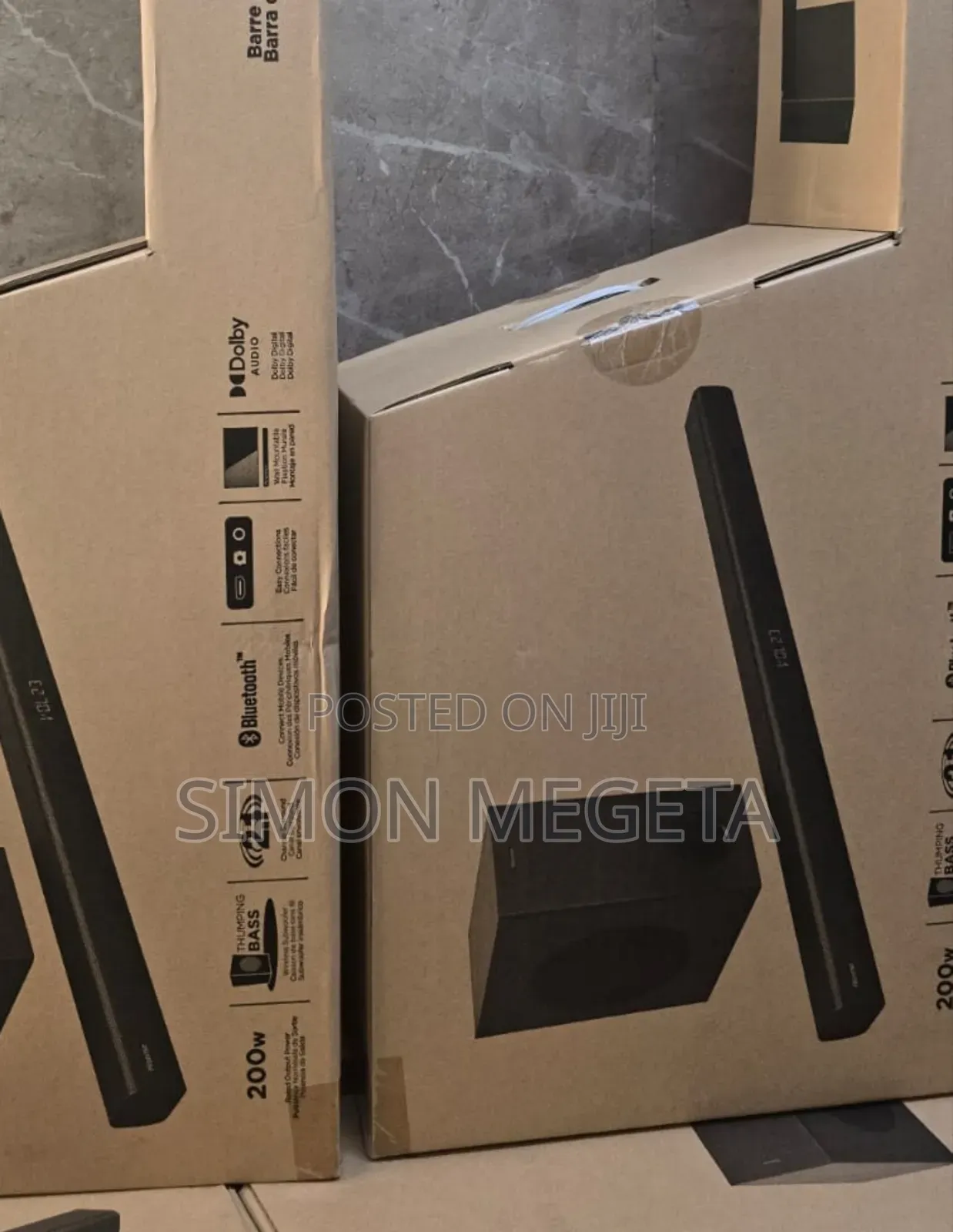 Now Available 
200 Watts Hisense Soundbar 2.1ch Channel Hs218