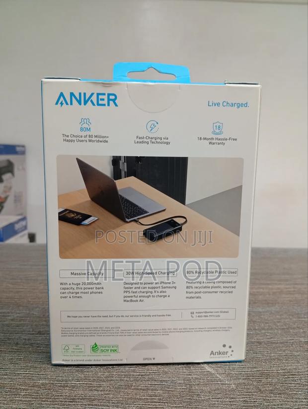 Anker 20,000mah 30w Power Bank - thumbnail 2