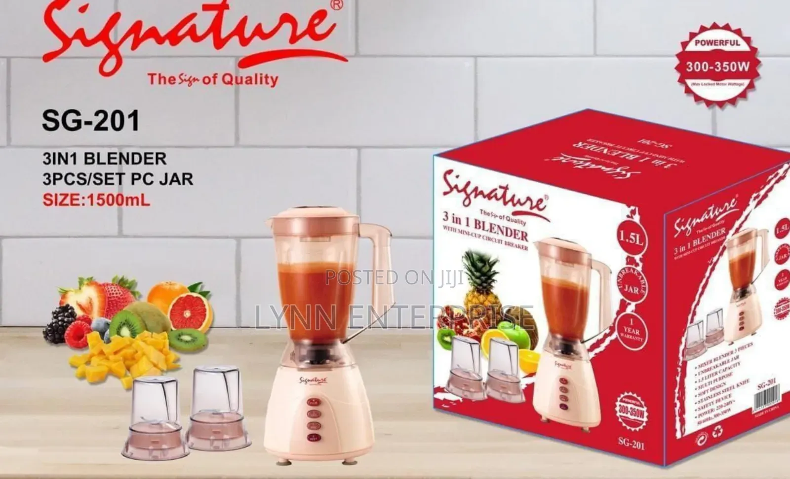 *Signature Blender 3in1 Sg 201