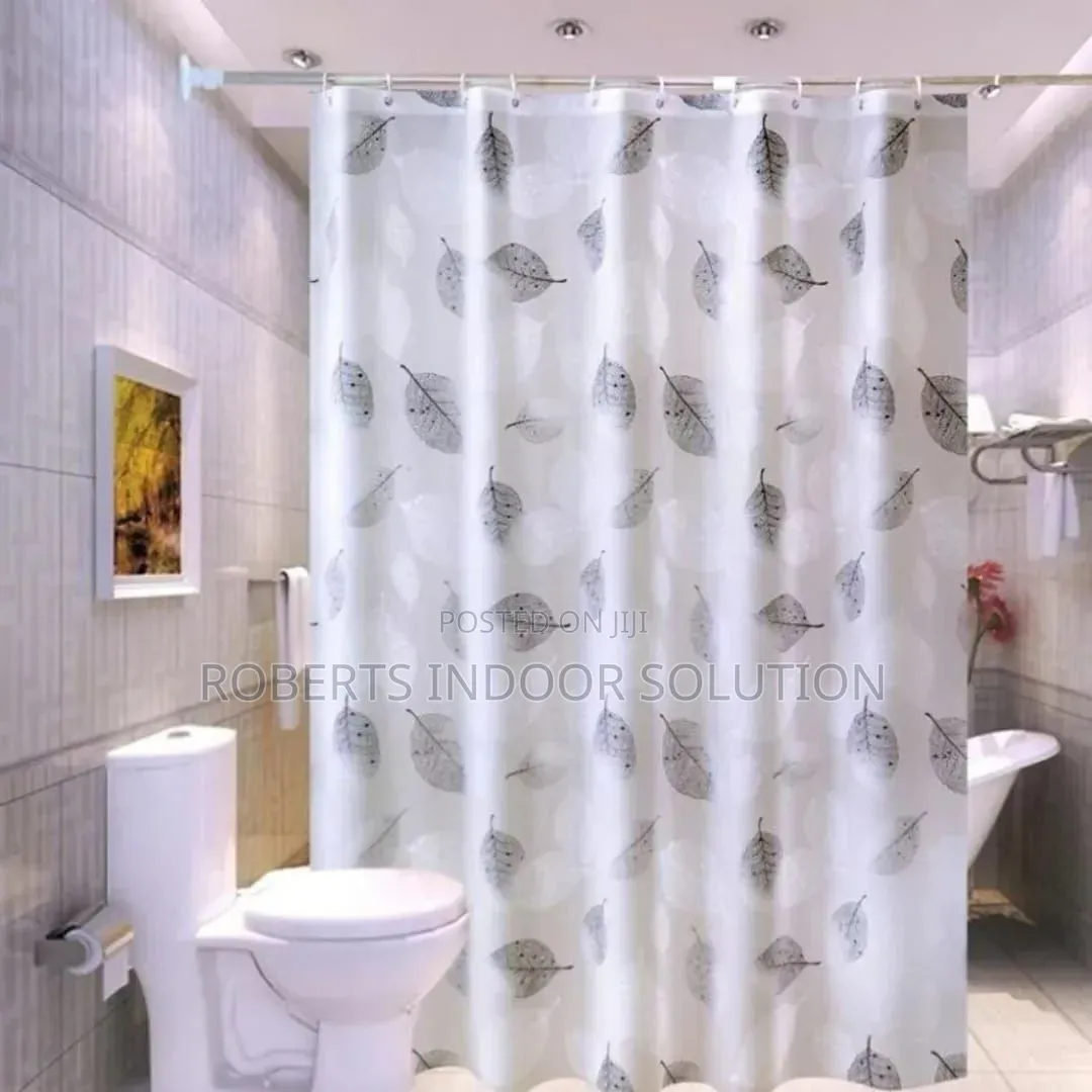 Leaf Pattern Shower Curtain