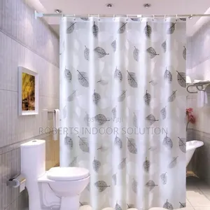 Leaf Pattern Shower Curtain