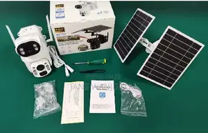 4g Ubox Dual Lense Ubox 6mp Wireless Outdoor Solar PTZ