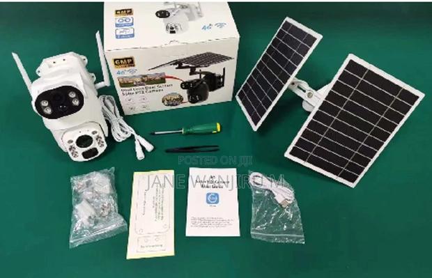 4g Ubox Dual Lense Ubox 6mp Wireless Outdoor Solar PTZ