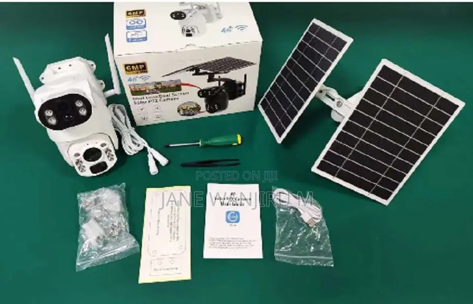 4g Ubox Dual Lense Ubox 6mp Wireless Outdoor Solar PTZ