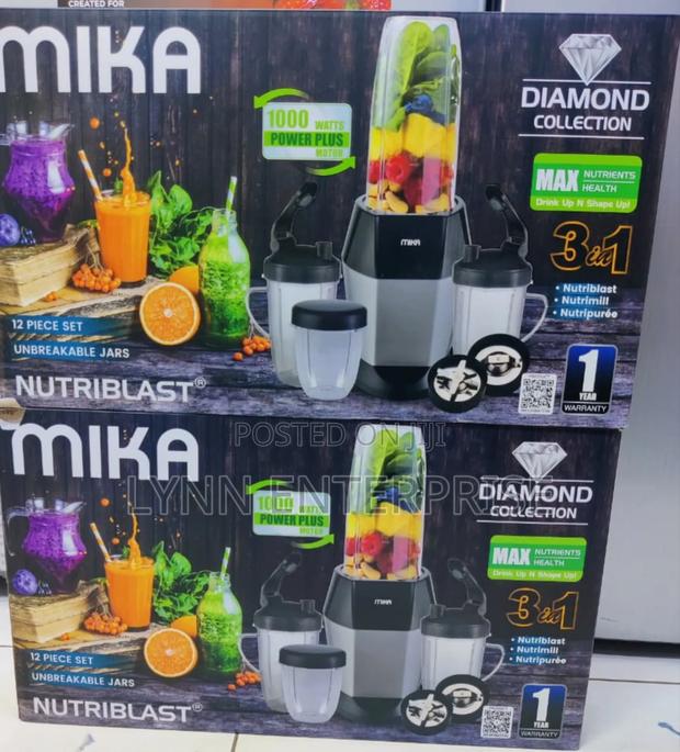 *Mika Nutriblast Mnb1001 1000w Black Grey