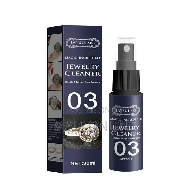 30ml Jewelry Cleaner Spray Solution Rust Remover Safe Shine Care