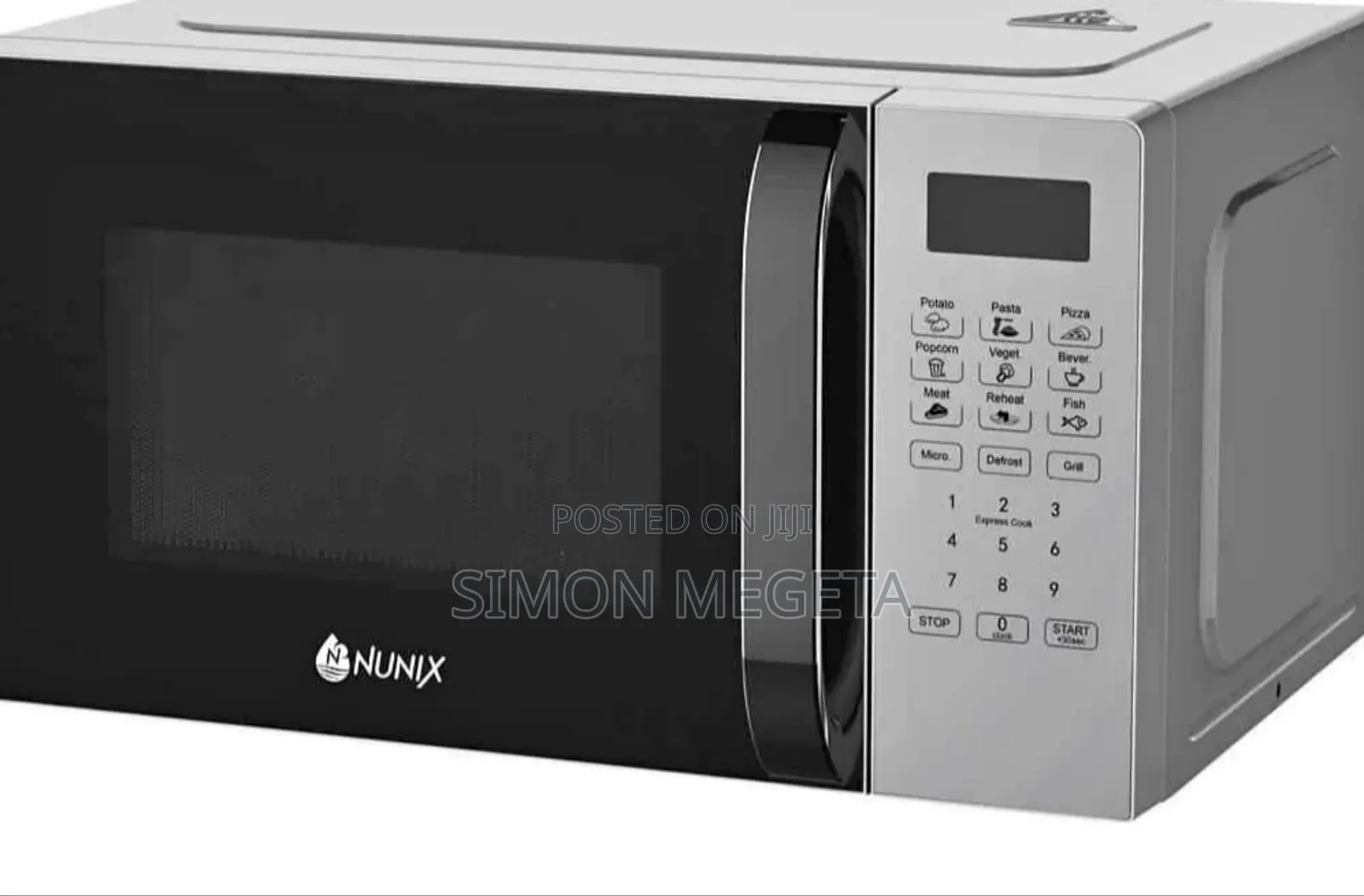 New Model 20 Litres Nunix Digital Microwave With Grill Model :C20pg