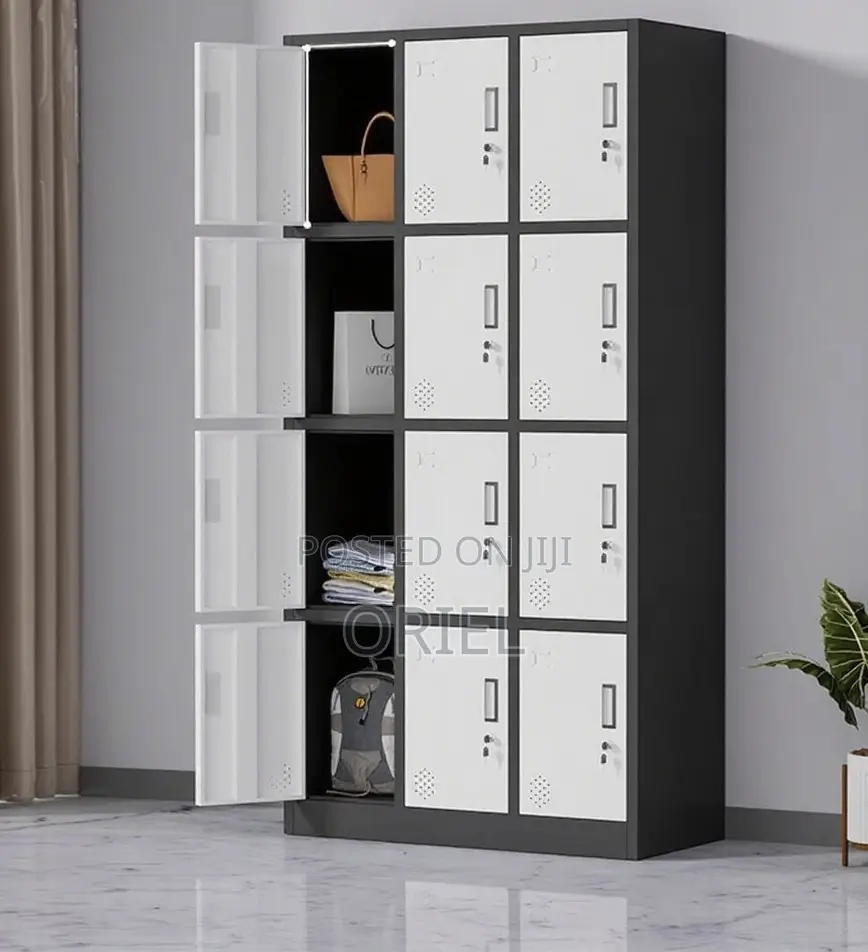 Office Cabinet : Office 9-Door Steel Metal Locker Cabinet