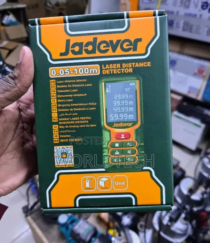 100m Laser Distance Detector/Jadever Rechargeable Distance Detector