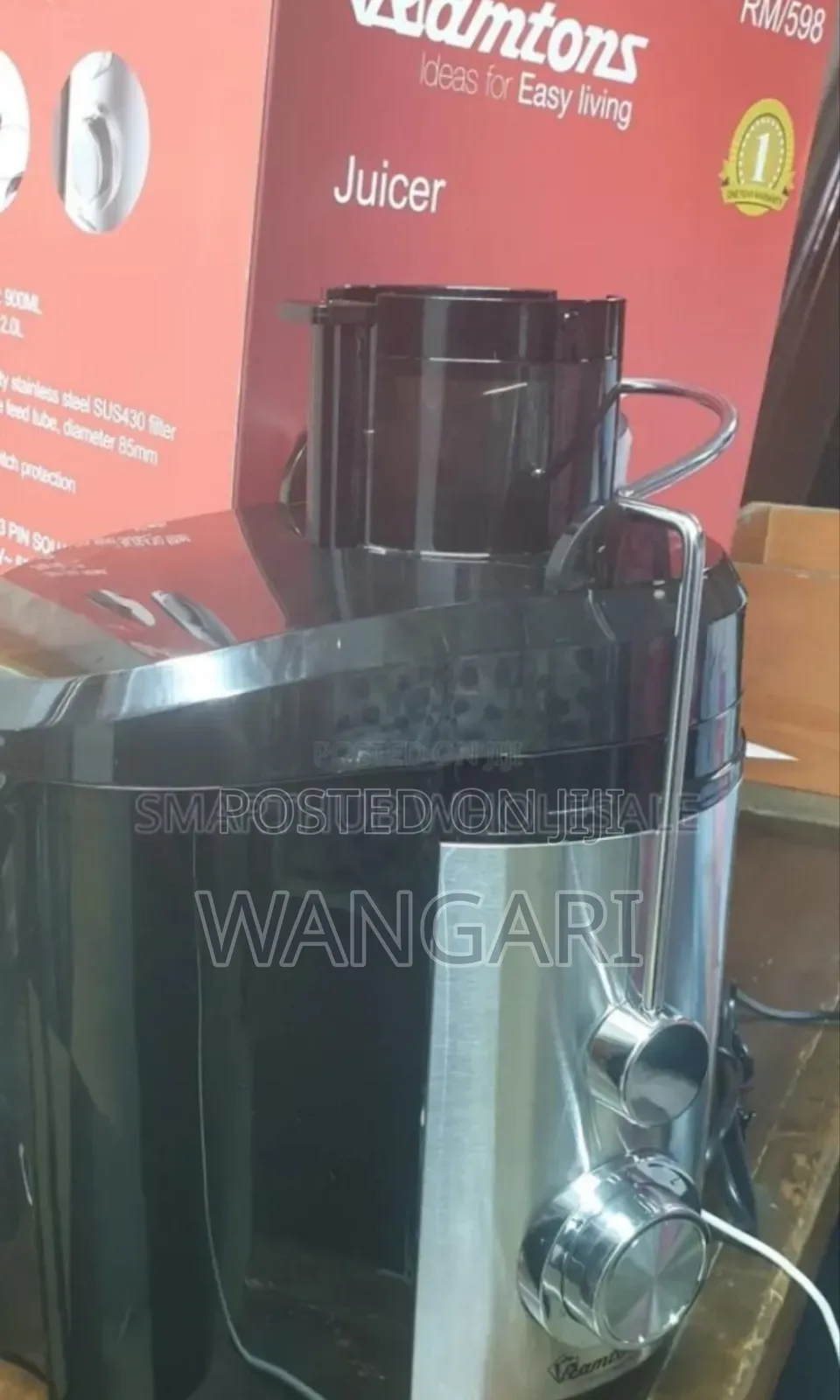 Commercial Ramtons Juicer Rm598