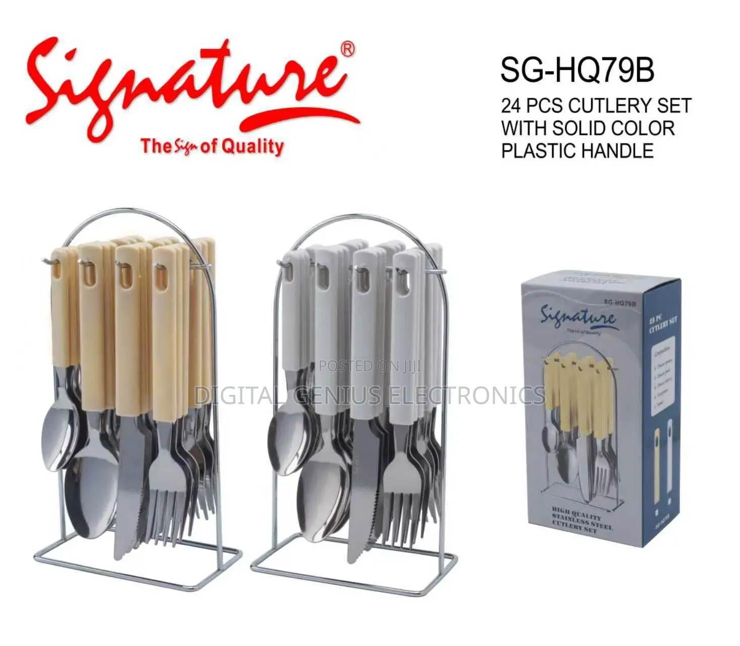 24pcs Signature Cutlery Set