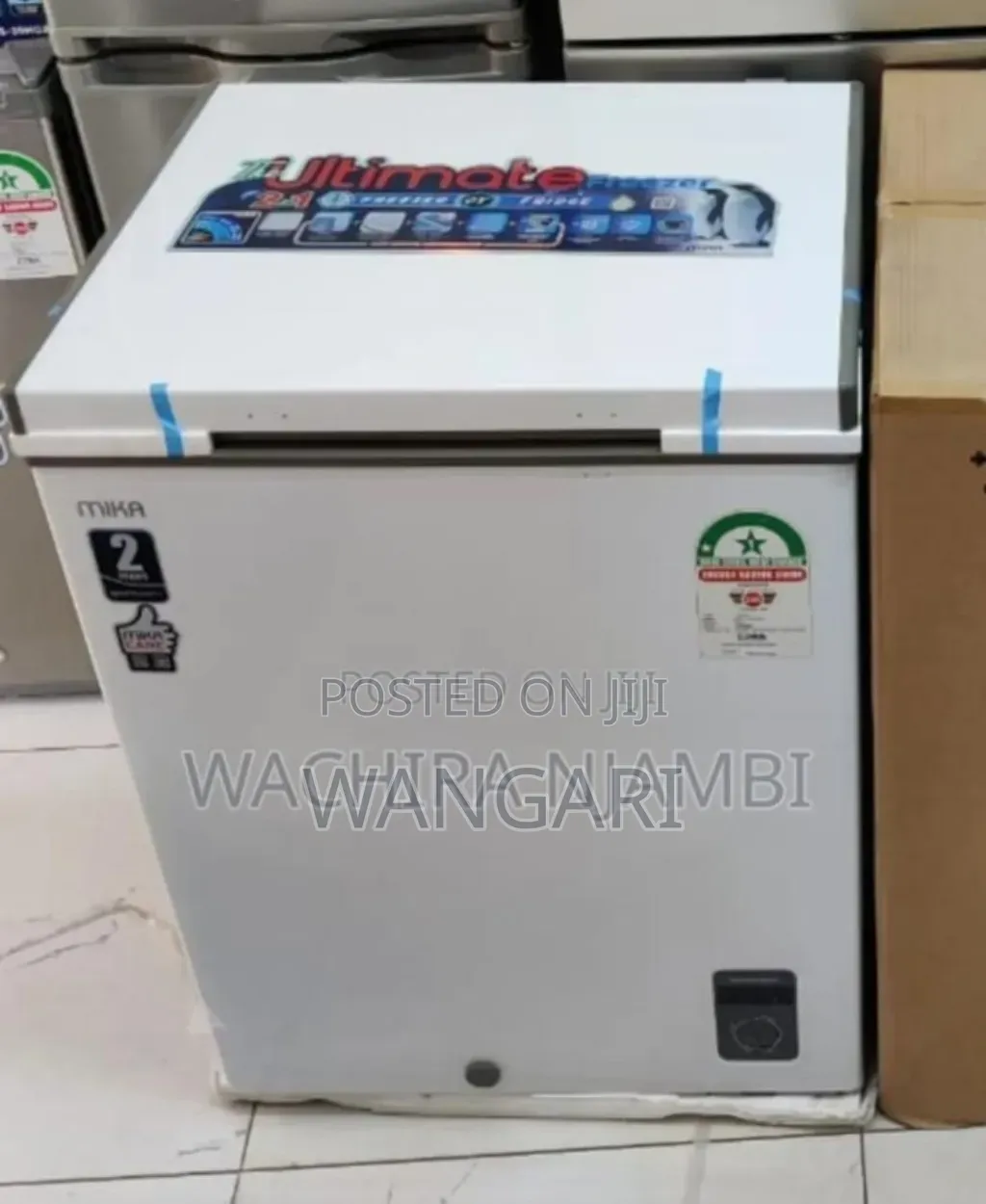 Colour White Mika 141l Freezer