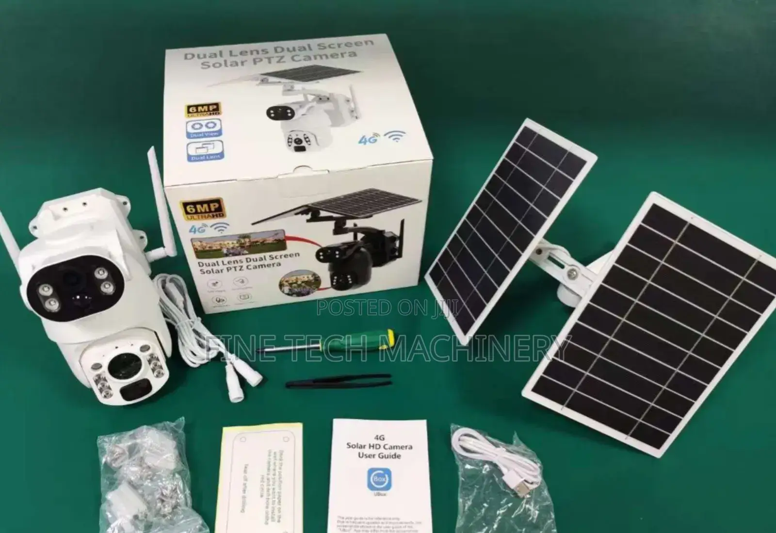 4g Solar-Powered PTZ Security Camera