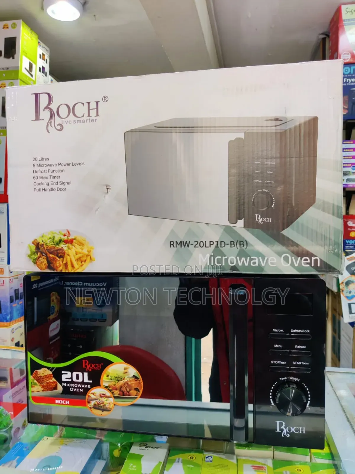Roch Digital Microwave 20l Glass Door