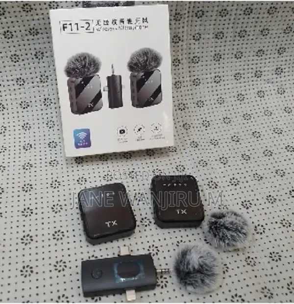 New F11_2 Wireless Microphone